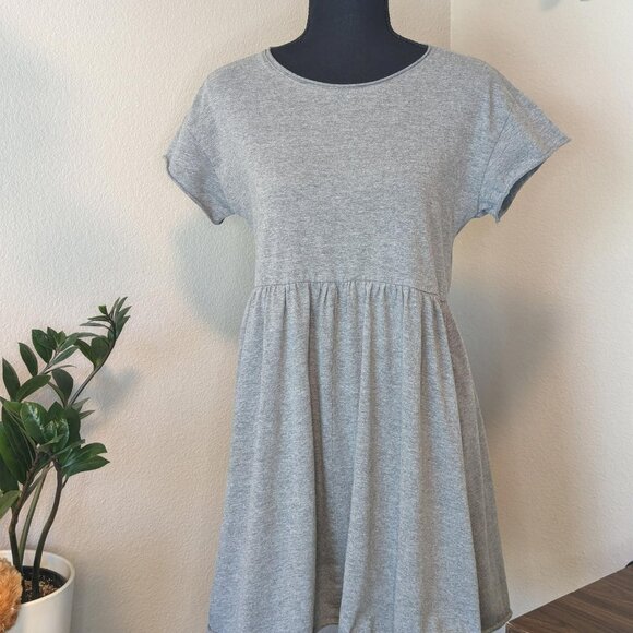Abound Women's Gray A-Line‎ Short Sleeve Dress - Picture 1 of 7
